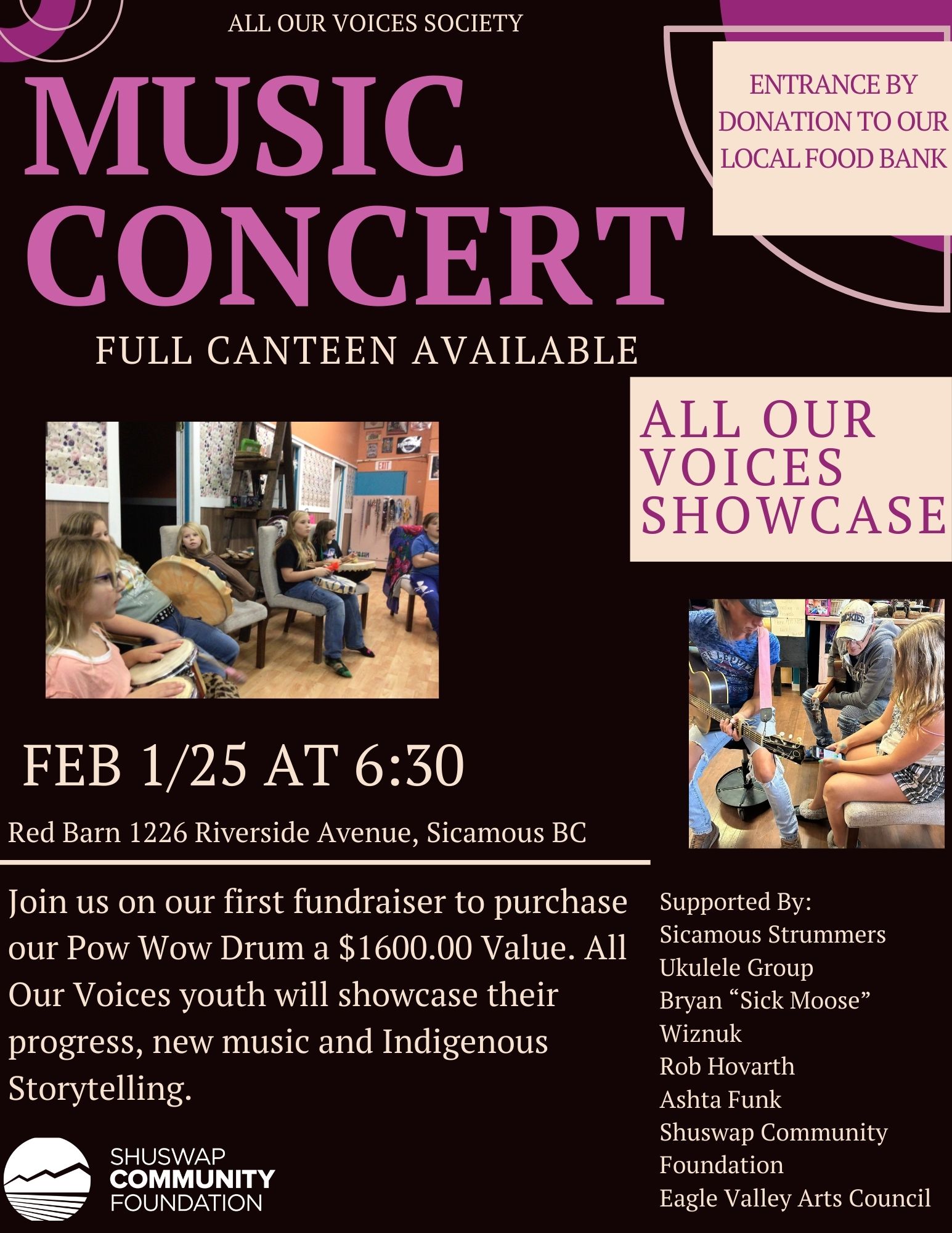 Music Concert in Sicamous